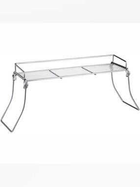 Mainstays Chrome Over the Sink Bathroom Shelf Caddy - Silver